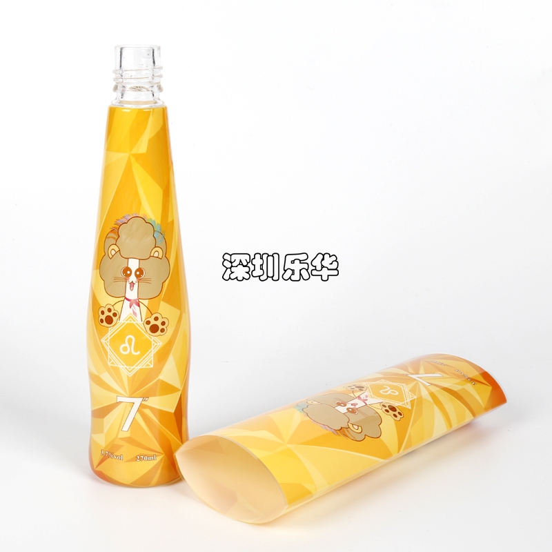 飲料玻璃瓶PVC收縮膜標(biāo)簽印刷熱縮膜工廠